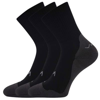 Anatomically shaped socks BAREFOOTAN TERRY black