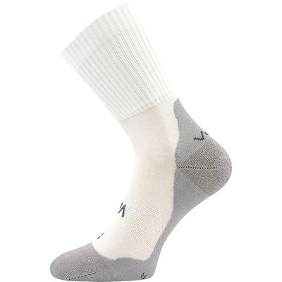 Anatomically shaped socks BAREFOOTAN TERRY white