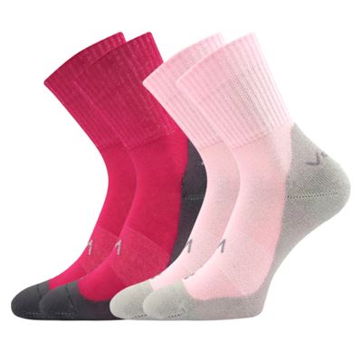 Anatomically shaped children's socks BAREFOOTIK FROTÉ 2 pairs for girls