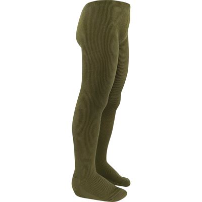 BAVLNIK children's tights made from 100% cotton OLIVE