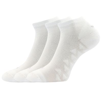 BENG low bamboo socks with massage foot WHITE