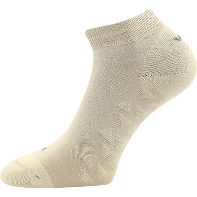 BENG low bamboo socks with massage foot BÉŽOVÉ