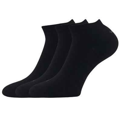 BENG low bamboo socks with massage foot BLACK