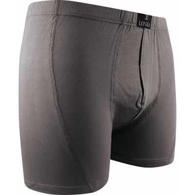 Men's luxury boxer shorts BERNARD modal DARK GREY
