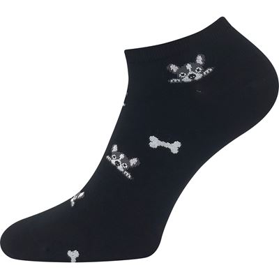 Low bamboo socks BIBIANA mix DOGS (3 pairs)