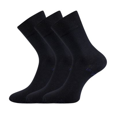 BIOBAN single-colour formal socks made from organic cotton, DARK BLUE