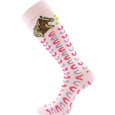 BIVOJ 15 children's knee socks with pictures GIRLS (2 pairs)