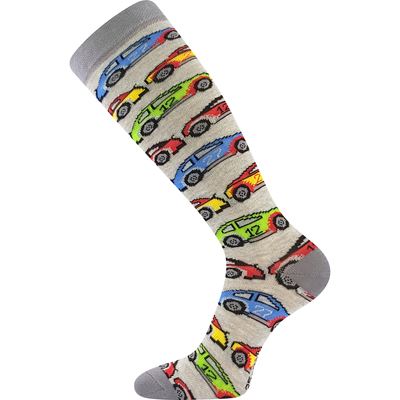 BIVOJ 15 children's knee socks with pictures BOYS (2 pairs)