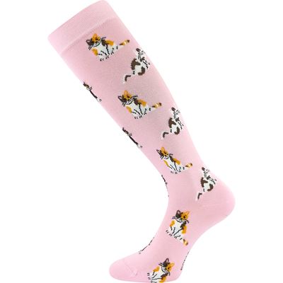 BIVOJ 16 children's knee socks with pictures GIRLS (2 pairs)