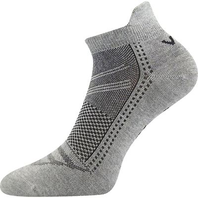 BLAKE short bamboo socks, grey melange