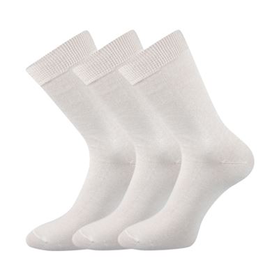 Men's thin socks BLAŽEJ 100% cotton WHITE