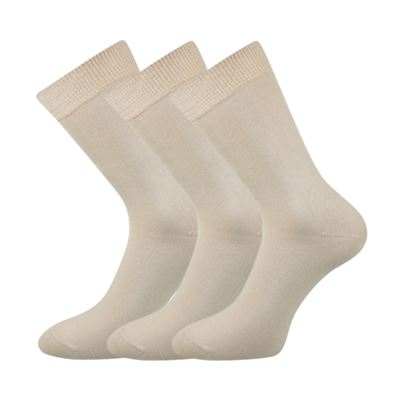 Men's thin socks BLAŽEJ 100% cotton BEIGE