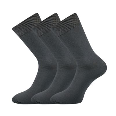 Men's thin socks BLAŽEJ 100% cotton DARK GREY