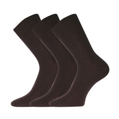 Men's thin socks BLAŽEJ 100% cotton BROWN