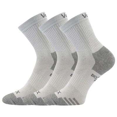 BOAZ organic cotton sports socks, light grey