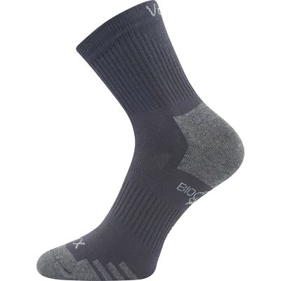 BOAZ organic cotton sports socks, dark grey