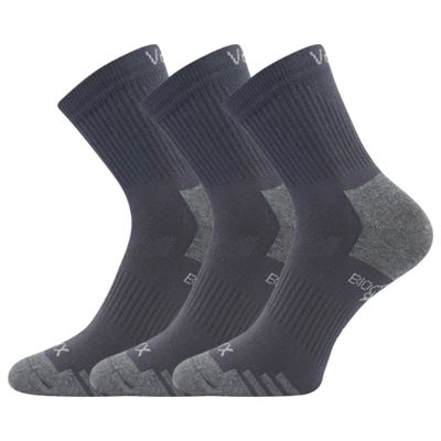 BOAZ organic cotton sports socks, dark grey