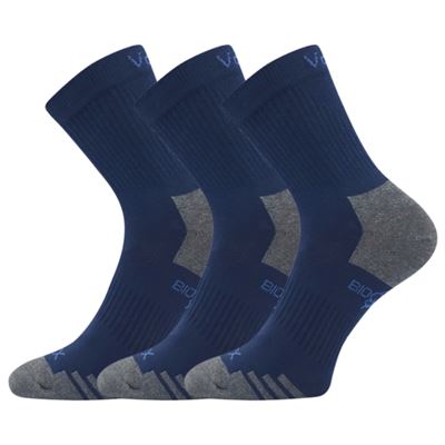 BOAZ organic cotton sports socks, dark blue