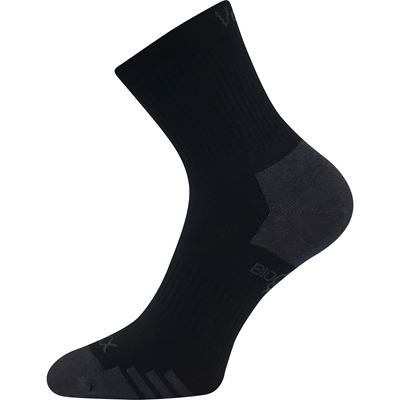 BOAZ organic cotton sports socks, black