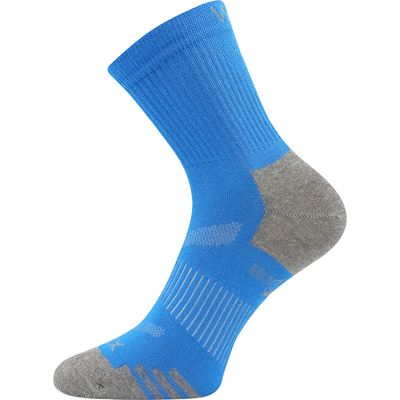 BOAZ blue organic cotton sports socks