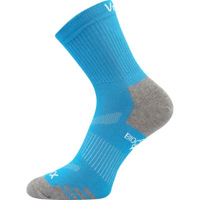BOAZ turquoise organic cotton sports socks