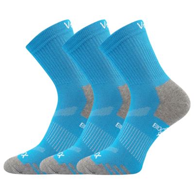 BOAZ turquoise organic cotton sports socks