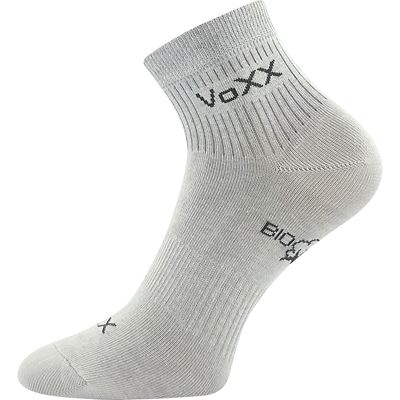 BOBY organic cotton sports socks, light grey