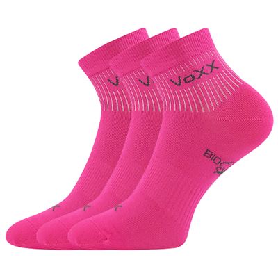 BOBY magenta organic cotton sports socks