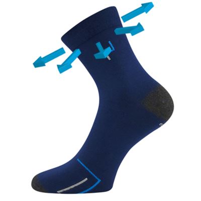 BROGER 01 dark blue bamboo medicine socks
