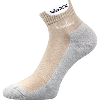 BROOKE beige bamboo sports socks
