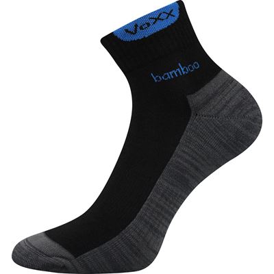 BROOKE black bamboo sports socks