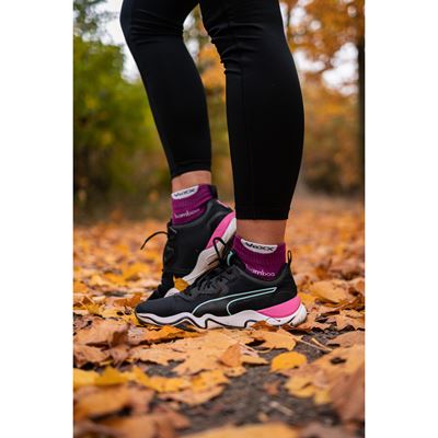 BROOKE fuchsia bamboo sports socks