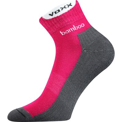 BROOKE magenta bamboo sports socks