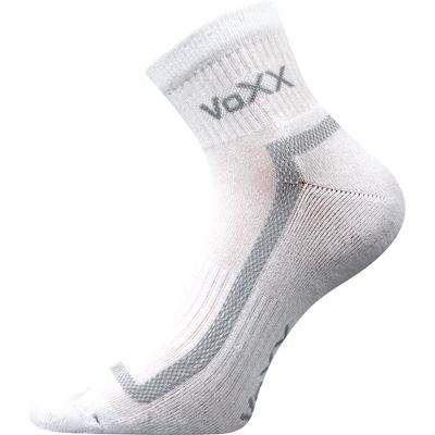 CADDY B cotton sports socks, 3-pack, WHITE