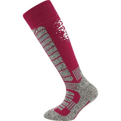 Children's winter CARVING ski socks, blackberry