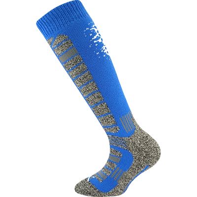 Children's winter CARVING ski socks BLUE