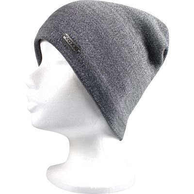 CASCADA women's knitted hat with lurex GREY