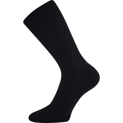 CASHCOT cotton socks with cashmere and silver ions BLACK