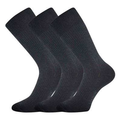 CASHCOT cotton socks with cashmere and silver ions ANTHRACITE