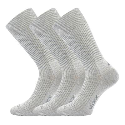 CASHCOT cotton socks with cashmere and silver ions GREY