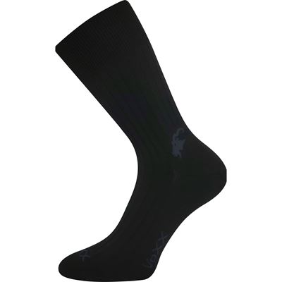 CASHMERE LOVE cotton socks with cashmere and silver ions BLACK