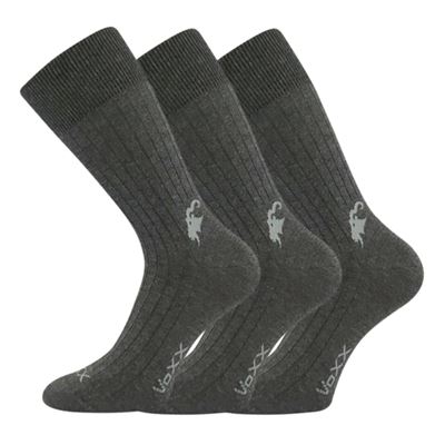 CASHMERE LOVE cotton socks with cashmere and silver ions ANTHRACITE