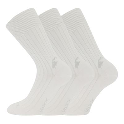 CASHMERE LOVE cotton socks with cashmere and silver ions WHITE