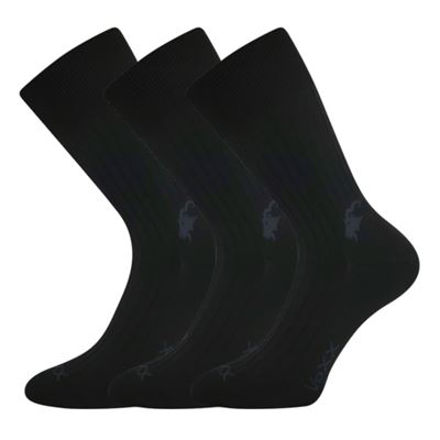 CASHMERE LOVE cotton socks with cashmere and silver ions BLACK