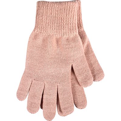 Women's knitted gloves CLIO pink