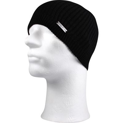 Men's knitted cap COMBA thin BLACK