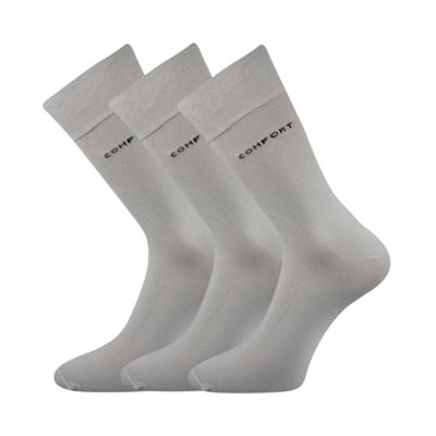 Men's formal socks COMFORT light grey