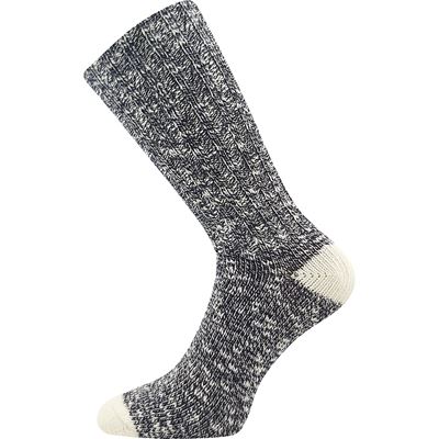 Thick CORTINA socks, mottled DARK BLUE