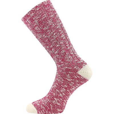 CORTINA thick socks, MAGENTA melange