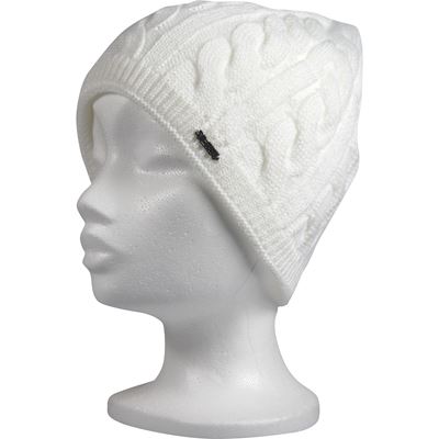 Women's knitted hat CORVETTE white